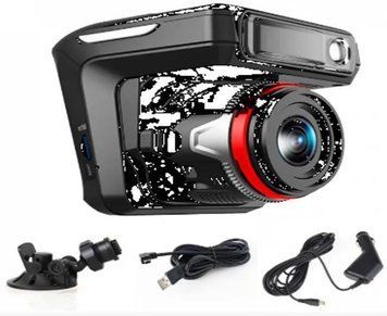Відеореєстратор автомобільний DVR X7 GPS-радар-детектор (3 в1)  01160 фото