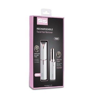 Електробритва жіноча електрична для обличчя для сухого гоління White/Pink DSP 70081 (100) 01613 фото