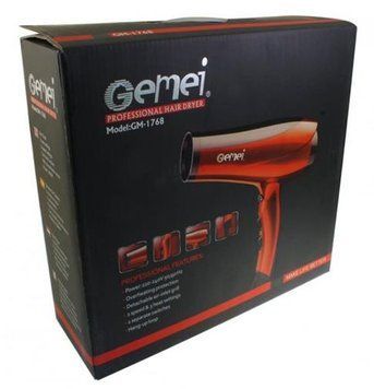 Фен для волосся GEMEI GM-1768 (24) 01319 фото