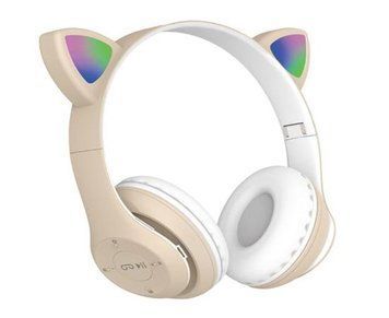 Бездротові навушники Bluetooth CAT ST71M (Червоний,Чорний,Рожевий,Блакитний,Бежевий,Салатовий)  01805 фото