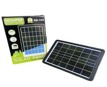 Портативна сонячна панель GDSUPER GD-100 8W  01083 фото