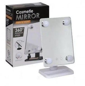Дзеркало Cosmetie mirror 360 Rotation Angel з підсвічуванням для макіяжу SZK-8 (20) 02521 фото