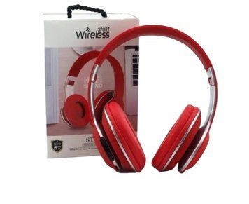 Навушники бездротові ST-17 Bluetooth (Червоний,Білий,Чорний,Зелений)  01808 фото